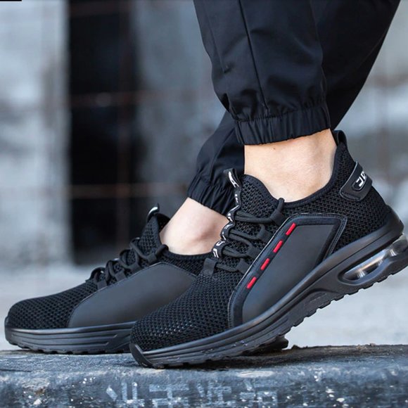 Indestructible Shoe Steel Toe Anti Skid Stab Proof Breathable Safety Sneaker - Picture 7 of 16